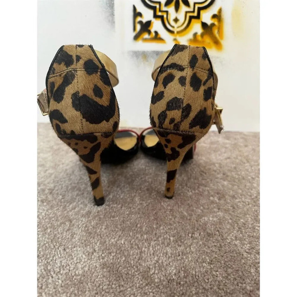 Gianni Bini Women's Multicolor T-Strap Stiletto Sandals Formal - Picture 7 of 10